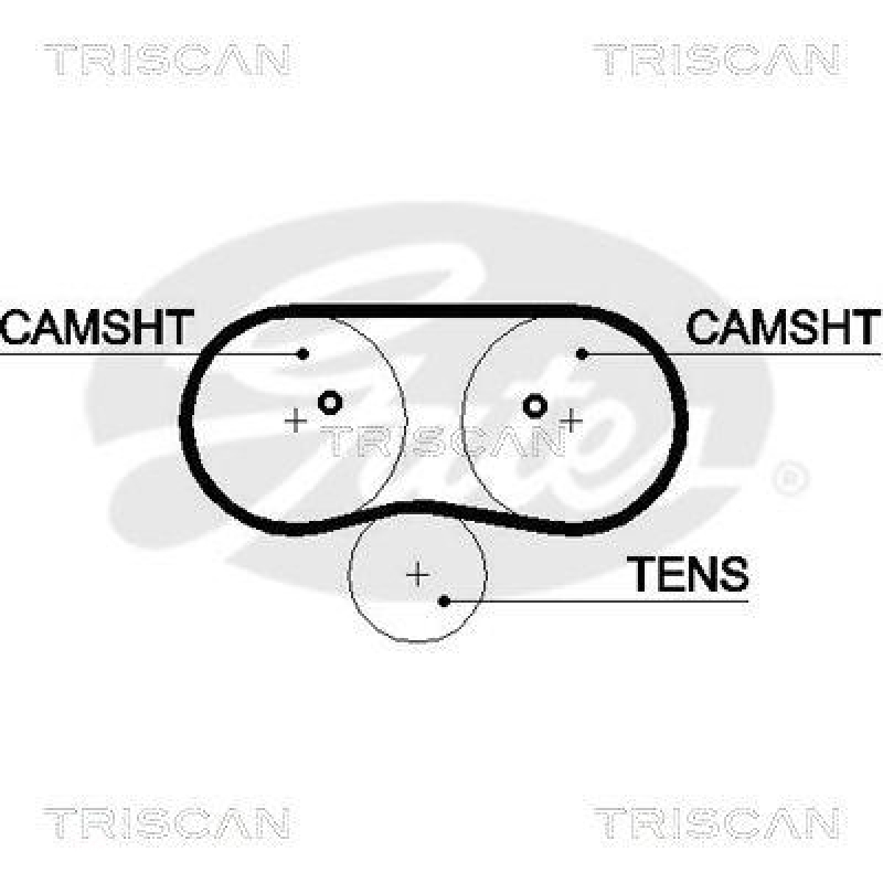 TRISCAN 8647 29036 Zahnriemensatz für Vw, Audi, Seat, Skoda