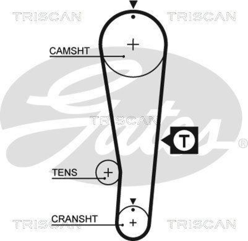 TRISCAN 8647 10069 Zahnriemensatz für Subaru, Suzuki