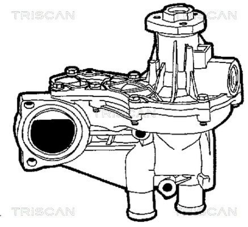 TRISCAN 8600 29003 Wasserpumpe, Mit Gehäuse für W/O Housing = 860029812