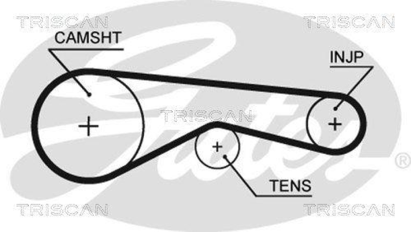 TRISCAN 8647 29082 Zahnriemensatz für Audi, Vw