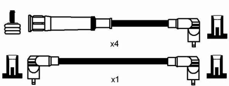 NGK 0575 Zündleitungssatz RC-BW231 |Zündkabel