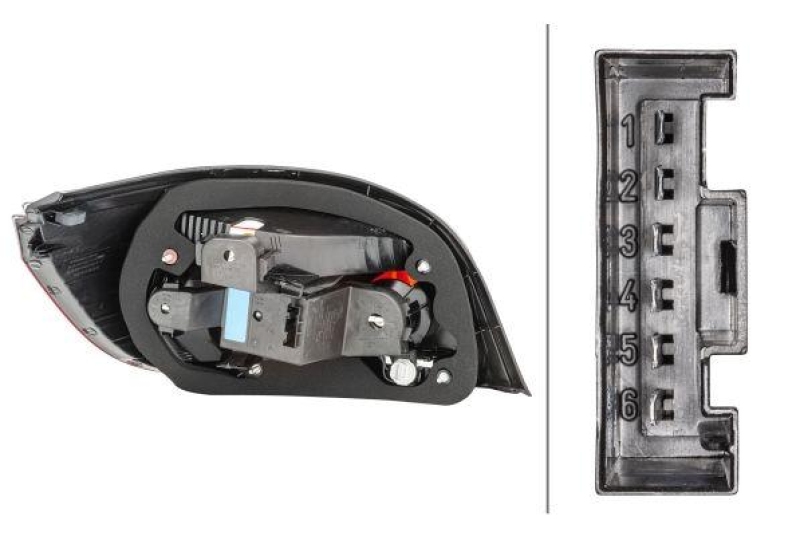 HELLA 2VP 008 679-121 Heckleuchte rechts Halogen BMW