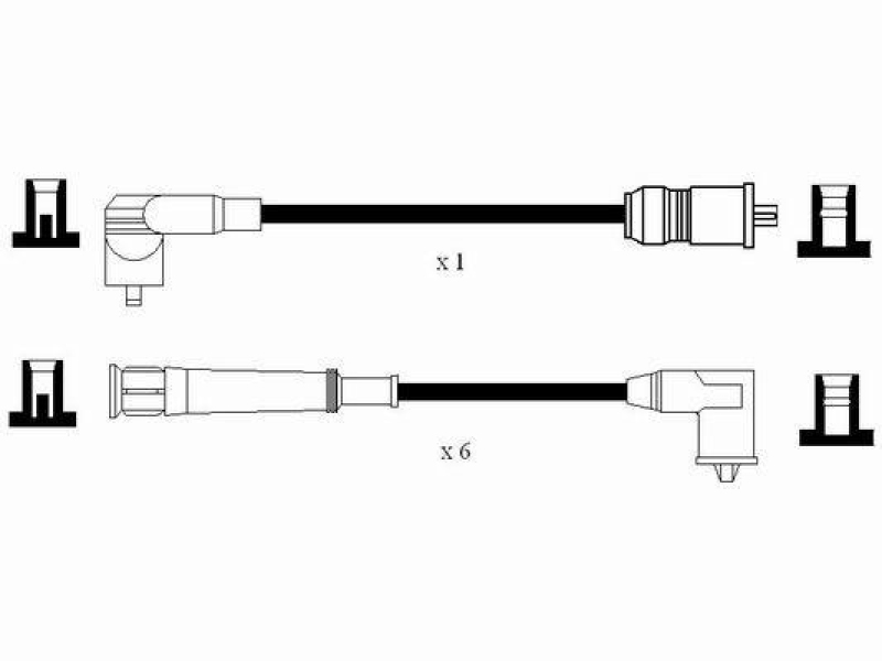 NGK 0577 Zündleitungssatz RC-BW233 |Zündkabel