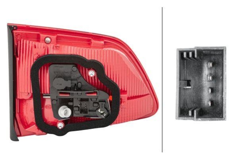 HELLA 2TZ 010 469-101 Heckleuchte rechts Halogen VW