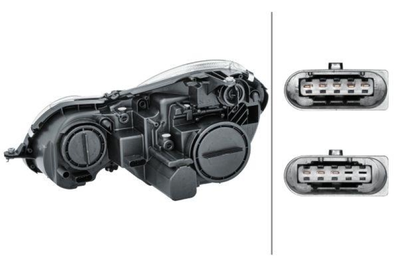 HELLA 1EL 009 260-081 Heckscheinwerfer rechts Halogen MB