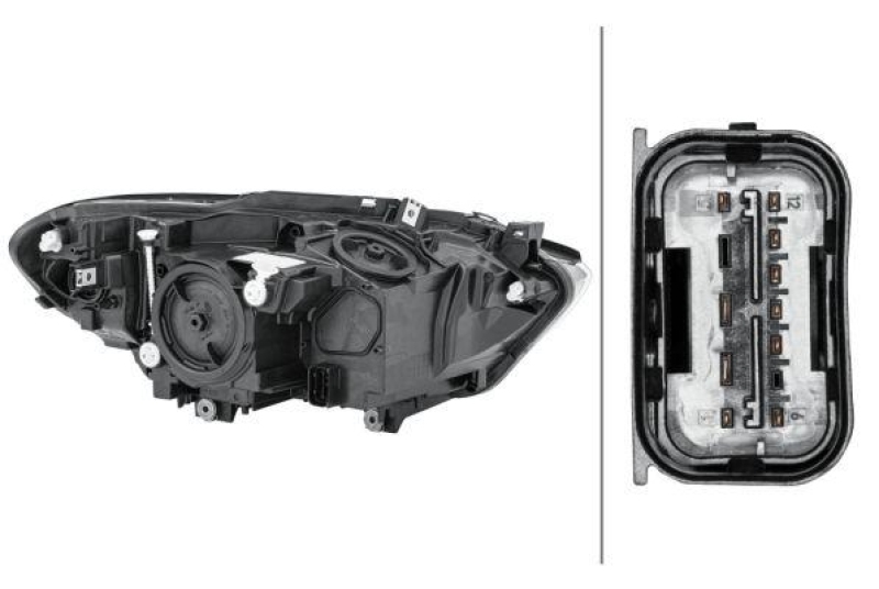 HELLA 1EG 011 919-411 Heckscheinwerfer links Halogen BMW