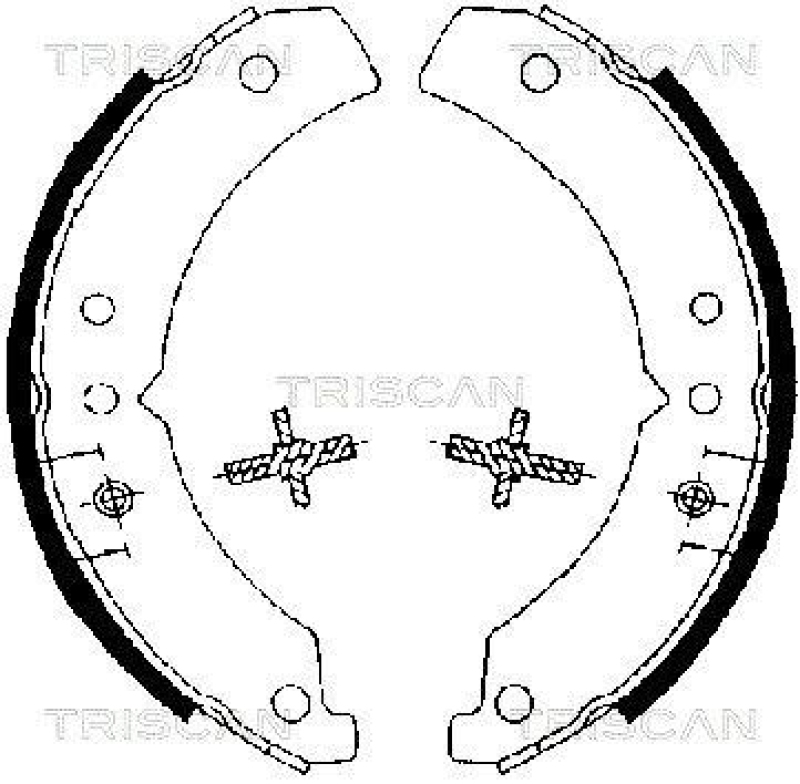 TRISCAN 8100 10020 Bremsbacken für Hyundai, Kia