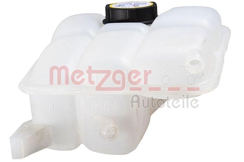 METZGER 2140135 Ausgleichsbehälter, Kühlmittel für FORD MIT DECKEL, OHNE SENSOR