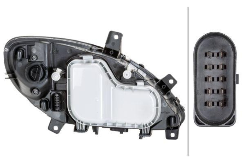 HELLA 1EG 246 041-011 Heckscheinwerfer links Halogen MB