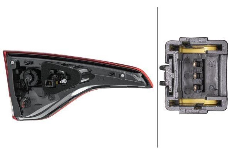 HELLA 2TZ 012 312-121 Heckleuchte rechts Hybrid RENAULT