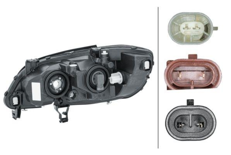 HELLA 1EG 354 539-021 Heckscheinwerfer rechts Halogen OPEL