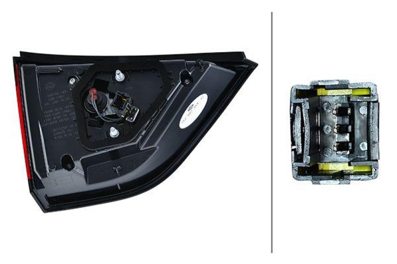 HELLA 2TZ 012 314-121 Heckleuchte rechts Hybrid RENAULT