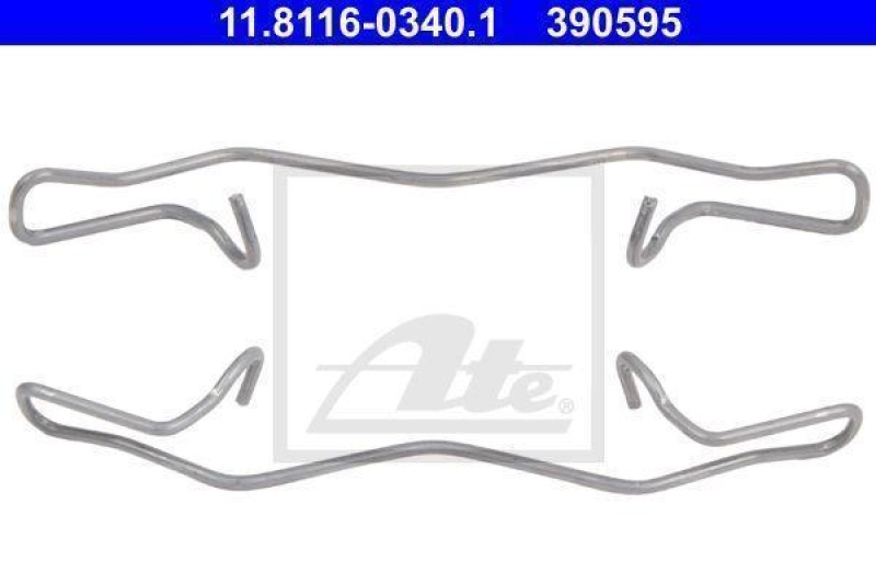 ATE 11.8116-0340.1 Gehäusehaltefeder für CITR C5 III FORD C-MAX FOCUS II