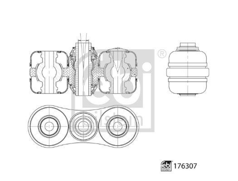 FEBI BILSTEIN 176307 Umlenkhebel für Wattgestänge für Opel