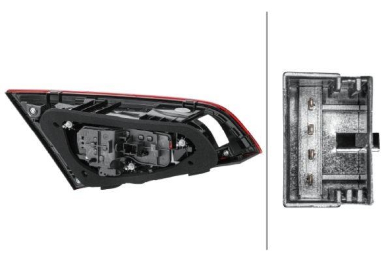 HELLA 2TZ 012 839-061 Heckleuchte rechts Hybrid AUDI