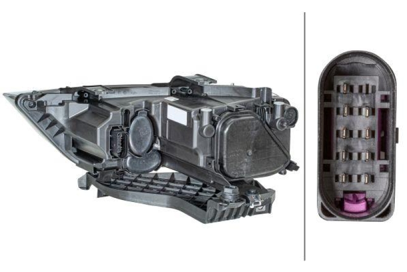 HELLA 1EG 354 839-021 Heckscheinwerfer rechts Halogen AUDI