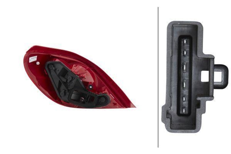 HELLA 2VP 354 039-021 Heckleuchte, rechts, 12 V für PEUGEOT 207 CC (WD_)