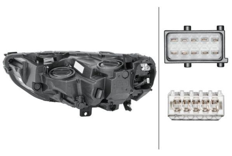 HELLA 1EG 354 869-021 Heckscheinwerfer rechts Hybrid OPEL