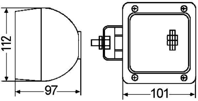 HELLA 1GA 997 506-227 Arbeitsscheinwerfer Ultra Beam Halogen