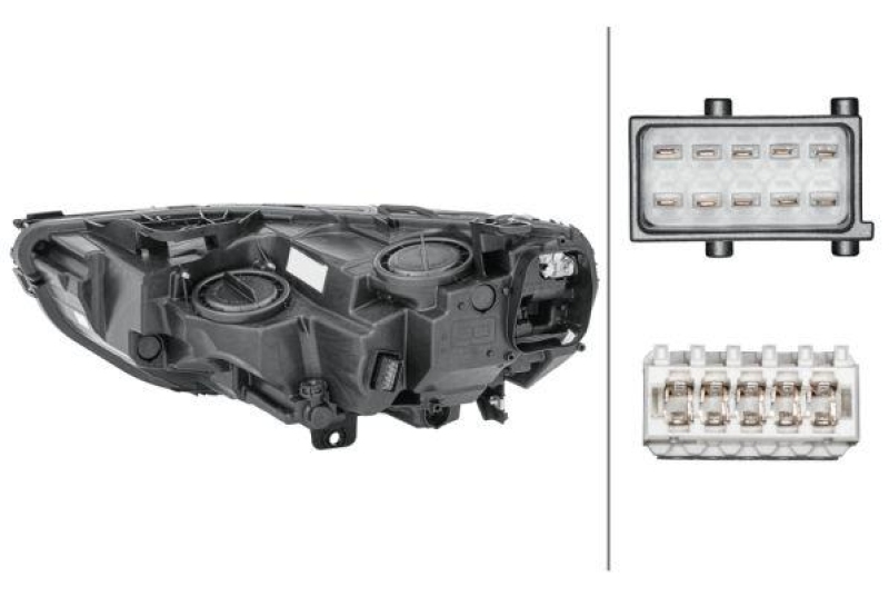 HELLA 1EG 354 869-041 Heckscheinwerfer rechts Hybrid OPEL