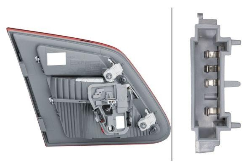 HELLA 2TZ 354 872-101 Heckleuchte rechts Hybrid MB