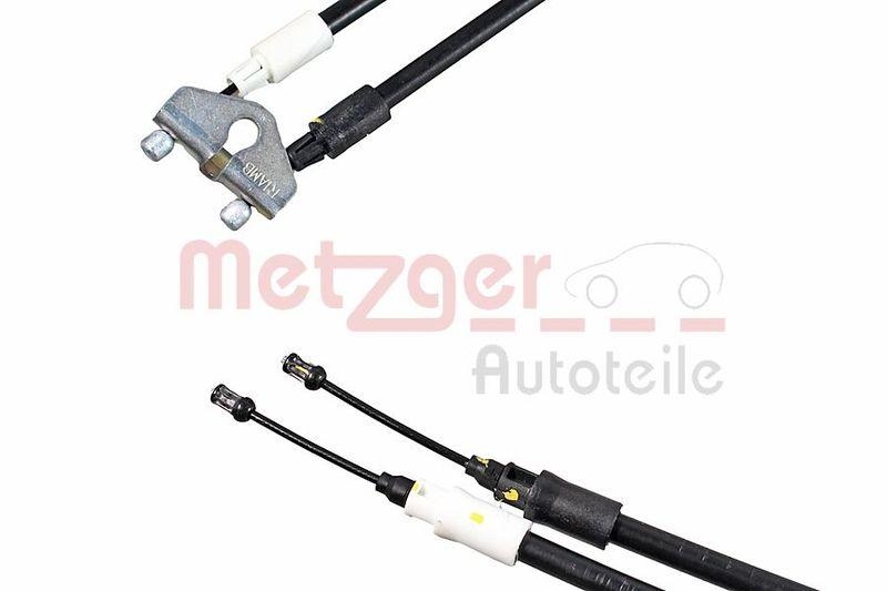 METZGER 1.FD026 Seilzug, Feststellbremse für FORD hinten links/rechts