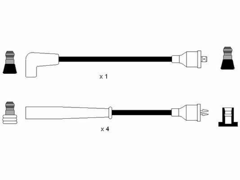 NGK 8290 Zündleitungssatz RC-CR308 |Zündkabel