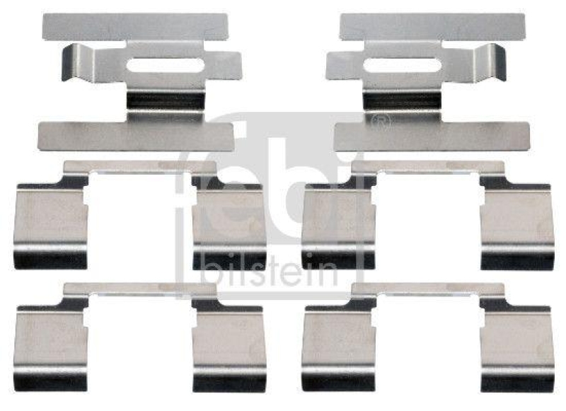 FEBI BILSTEIN 185048 Zubehörsatz für Bremsbelagsatz für Gebrauchsnr. für Befestigungssatz