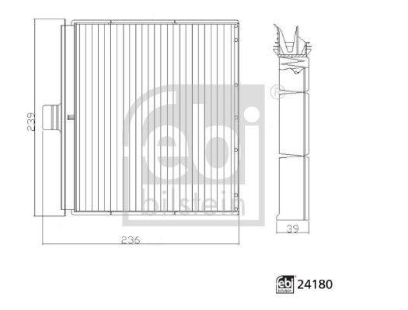 FEBI BILSTEIN 24180 Innenraumfilter für Renault