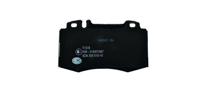 HELLA 8DB 355 010-101 Bremsbelagsatz, Scheibenbremsbelag für MB