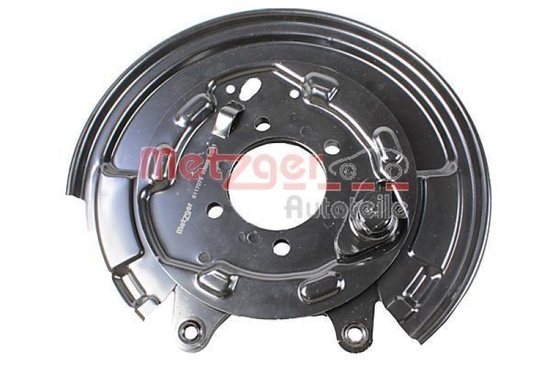 METZGER 6117075 Bremsträgerplatte für TOYOTA HA links