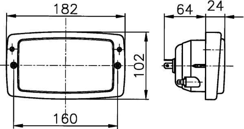 HELLA 1GD 996 018-517 AScheinwerfer Modul 6213 Halogen