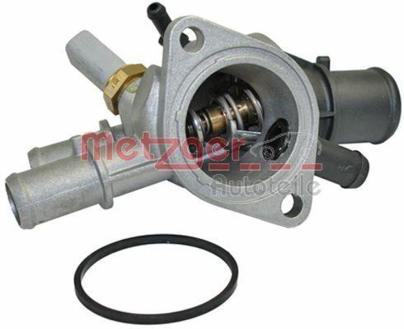 METZGER 4006280 Thermostat Kühlmittel, Mit Gehäuse für ALFA/FIAT/LANCIA/ÖFFNUNGSTEMP.[°C]88