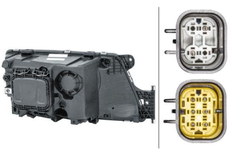 HELLA 1EH 354 987-051 Heckscheinwerfer links Halogen MAN