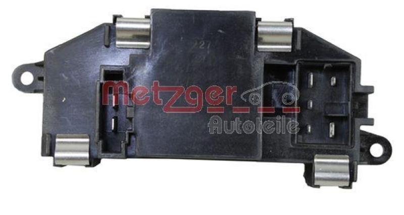 METZGER 0917227 Regler, Innenraumgebläse für AUDI