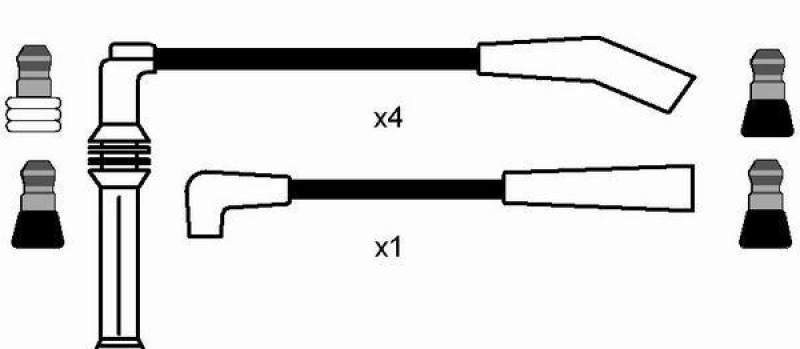 NGK 8467 Zündleitungssatz RC-PG602 |Zündkabel