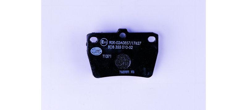 HELLA 8DB 355 010-521 Bremsbelagsatz, Scheibenbremsbelag für TOYOTA