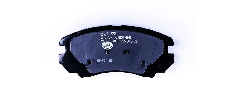 HELLA 8DB 355 013-521 Bremsbelagsatz, Scheibenbremsbelag für HYUNDAI/KIA