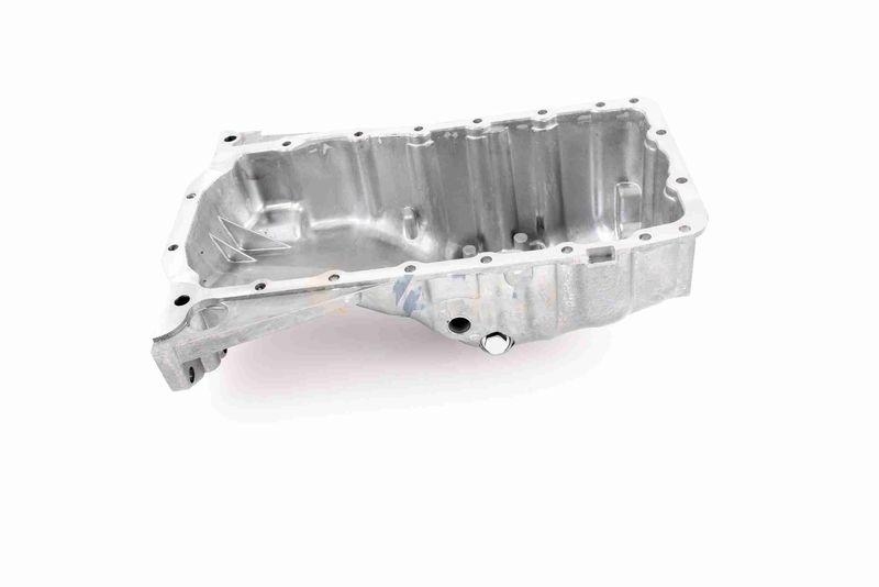 VAICO V10-0432 Ölwanne Aluminium, mit Öffnung für Ölstandsensor für VW