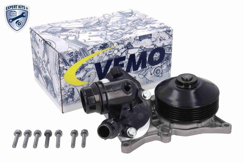 VEMO V20-99-0006 Wasserpumpe, Motorkühlung mit Thermostatgehäuse 80°C für BMW