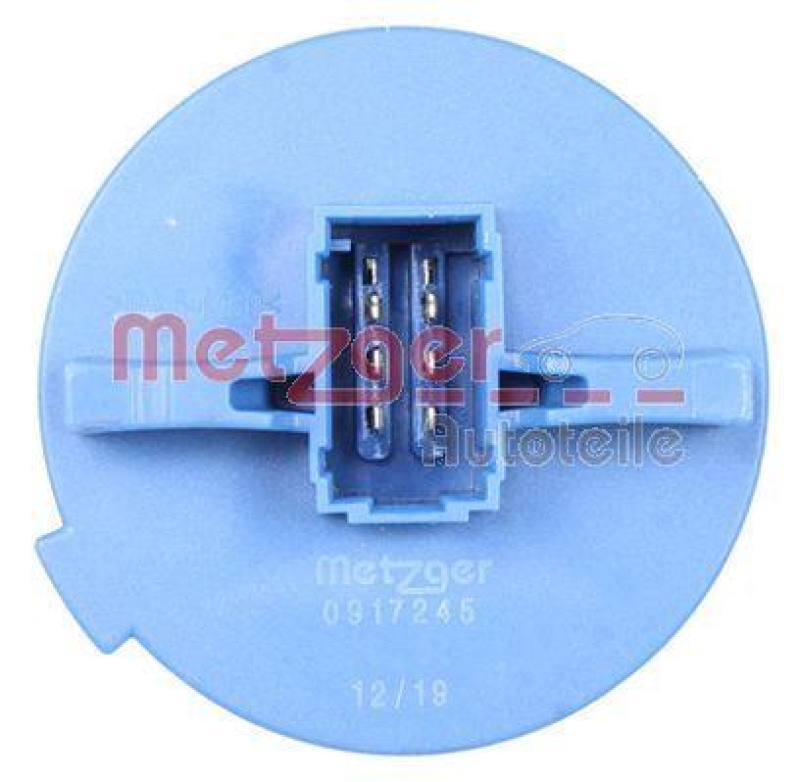 METZGER 0917245 Widerstand, Innenraumgebläse für MB/VW