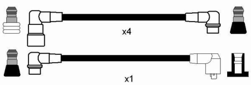 NGK 8500 Zündleitungssatz RC-VL609 |Zündkabel