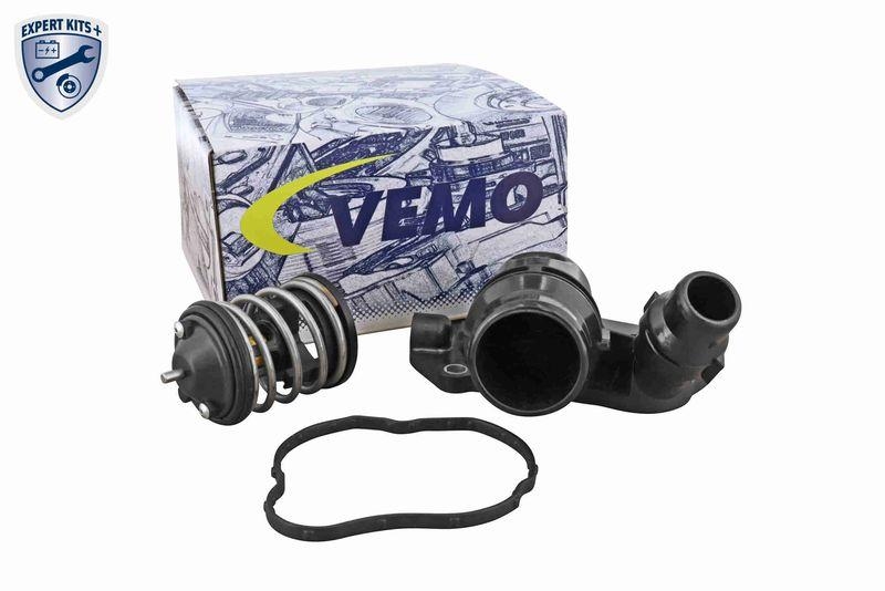 VEMO V20-99-0177 Thermostatgehäuse mit Dichtung und Thermostat mit Dichtung für BMW