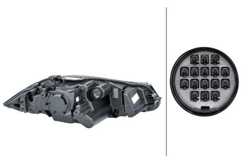 HELLA 1ZS 354 815-011 Heckscheinwerfer links Hybrid JAGUAR