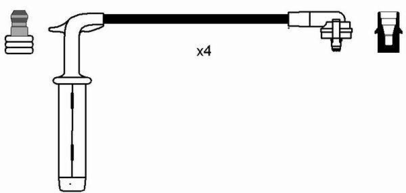 NGK 8571 Zündleitungssatz RC-FD826 |Zündkabel
