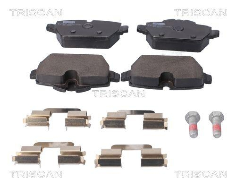 TRISCAN 8110 11024 Bremsbelag Hinten für Bmw 1-Serie (E87)