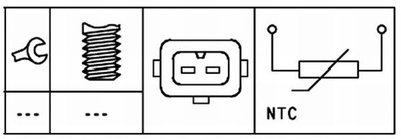 HELLA 6PT 009 309-541 Sensor Kühlmitteltemperatur