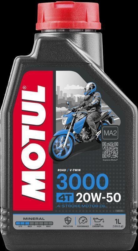 MOTUL 107318 Motoröl 3000 4T 20W-50 1 L