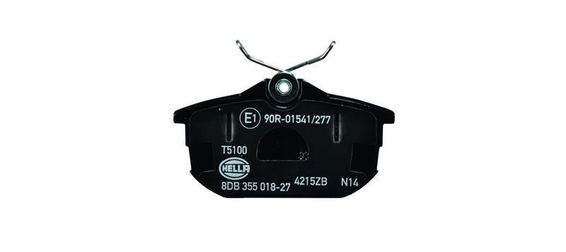 HELLA 8DB 355 018-271 Bremsbelagsatz, Scheibenbremsbelag für MITSU./VOLVO/SMART