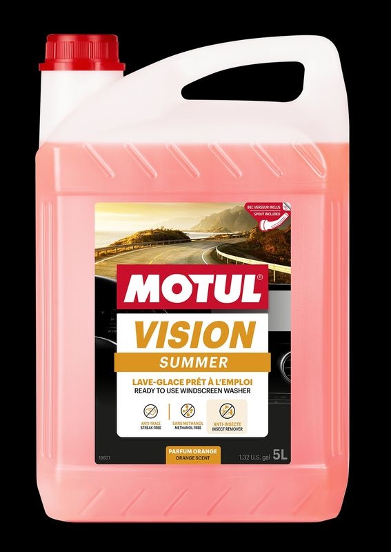 MOTUL 107789 Reiniger Scheibenreinigungsanlage Vision Summer Insect Remover 5 L